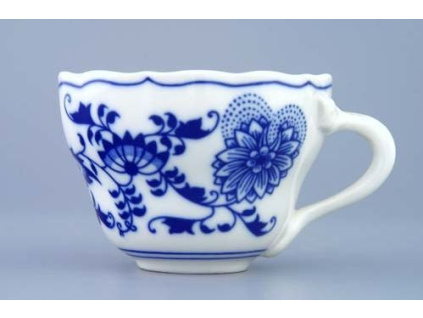 Šálek vysoký 0,17 l, cibulák, Český porcelán