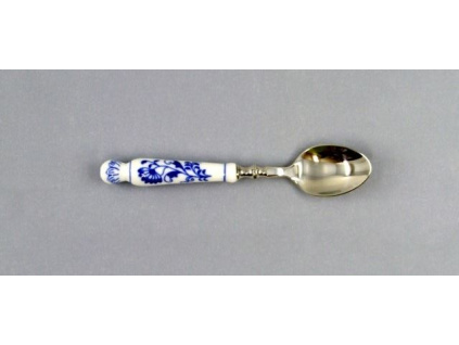 Lžička na kávu 16 cm, cibulák, Český porcelán