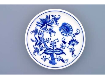 Podšálek Ben M 15,2 cm, cibulák, Český porcelán