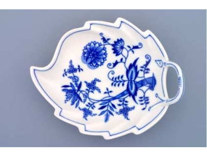 Mísa list, 19 cm, cibulák, Český porcelán