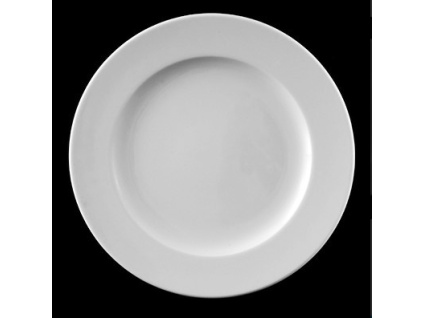 Talíř mělký 26 cm, bílý porcelán, Pureline, Lilien