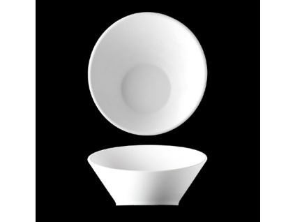 Miska seřízlá 21 cm, bílý porcelán, Pureline, Lilien