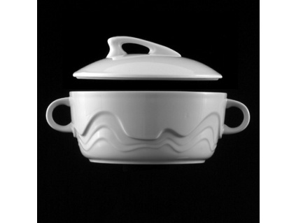 Mísa polévková 1,8 l, bílý porcelán, Melodie, G. Benedikt
