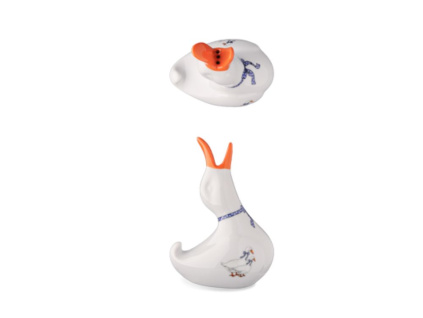 Sypátko husa, husy, český porcelán, Leander +