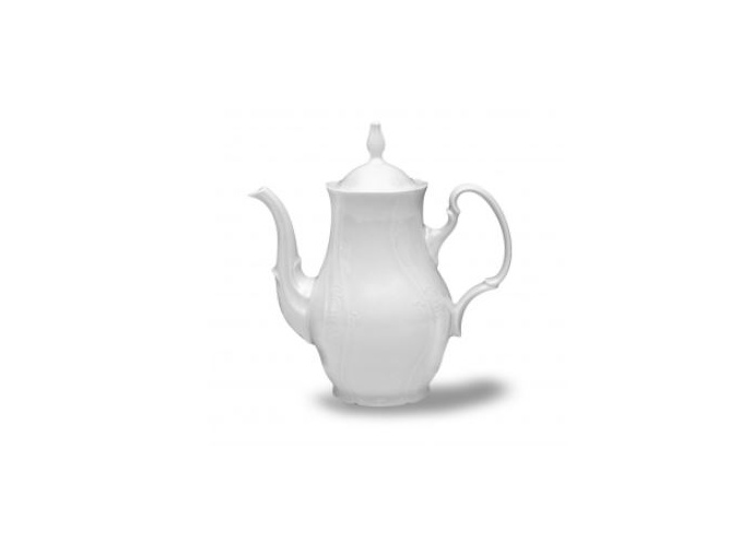 kavova konvice Bernadotte bily 1200 ml cesky porcelan