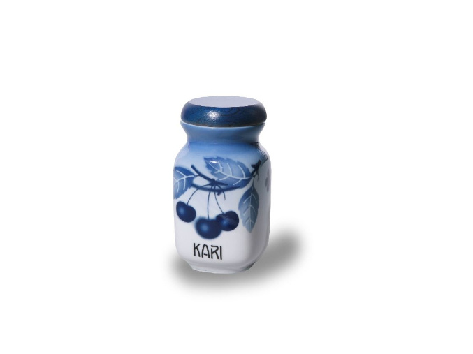 Dóza na kari, 200 ml, modré třešně, český porcelán, Thun