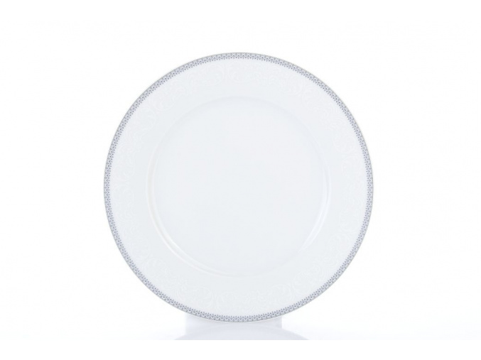 dezertní porcelánový talíř 19 cm opal krajka šedá thun procelánový svět