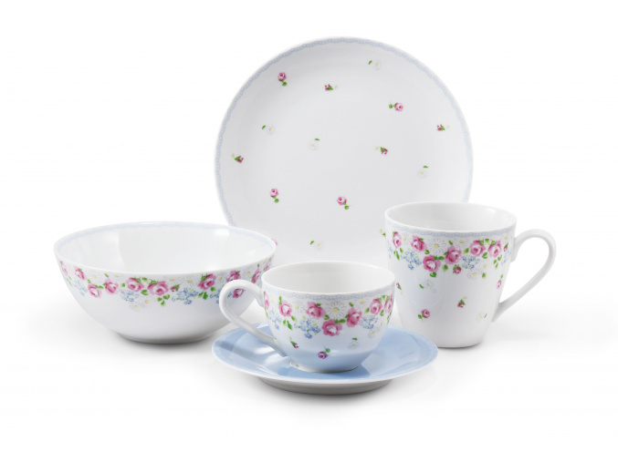 roseline porcelánový svět snídaň. set 1