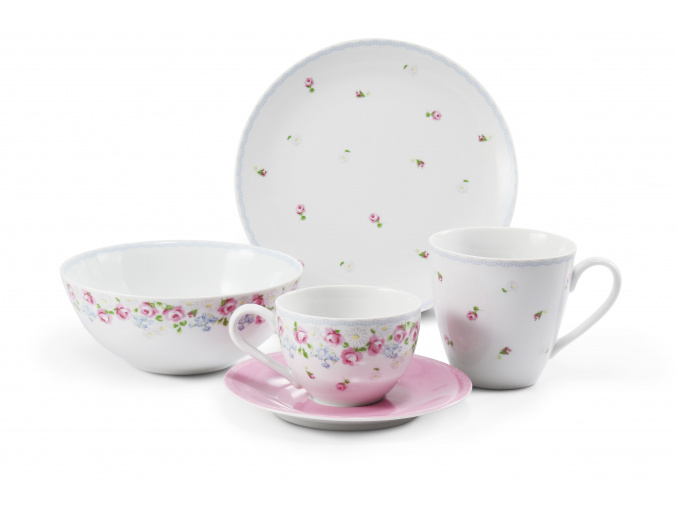 roseline porcelánový svět snídaň. set 2