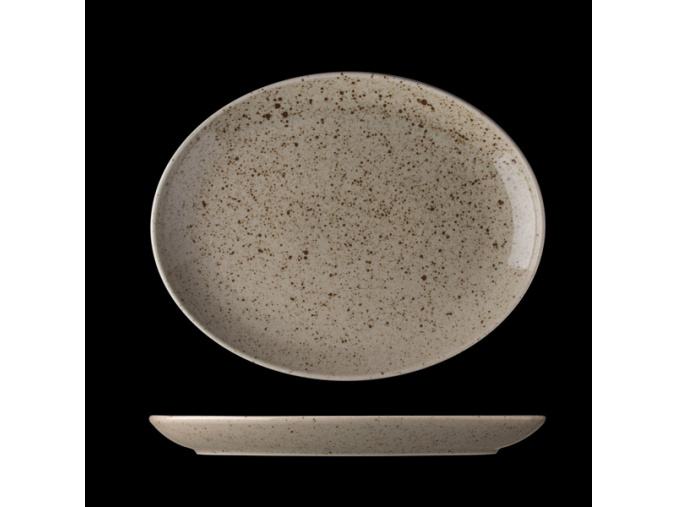 Mísa porcelánová oválná Lifestyle Natural 28 cm lsn3028 v