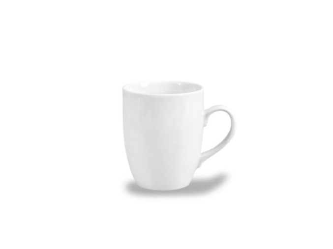 Bílý porcelánový hrnek, český porcelán, 370 ml, Thun