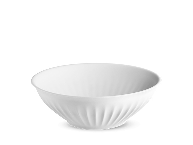 Mísa salátová, bílá, Ribby, 27 cm, český porcelán, G. Benedikt