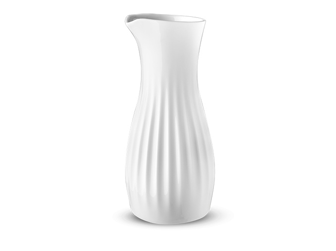 Karafa, bílá, Ribby, 25 cm, český porcelán, G. Benedikt