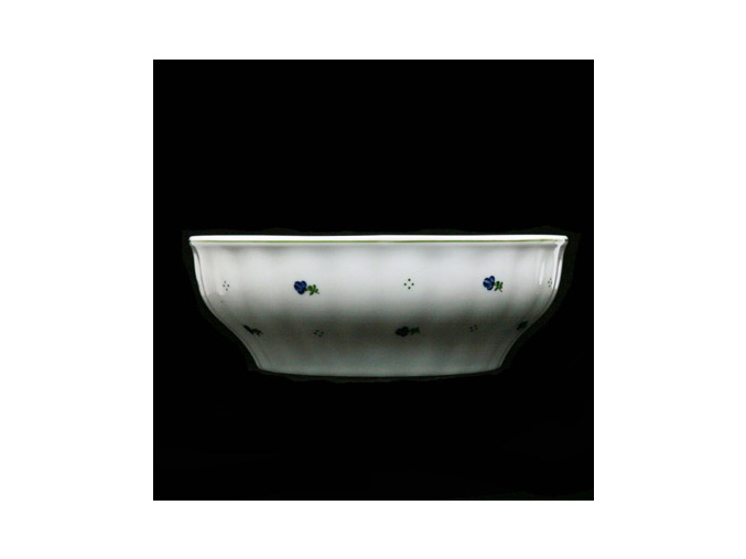 Mísa válcová, porcelán, modré kytičky, 24 cm, G. Benedikt