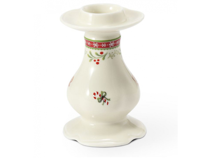 Svícen, 10 cm, perníčky, český porcelán, Leander