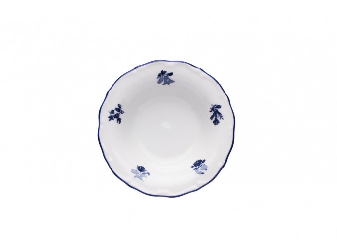 Hluboká miska, modrá házenka, 10 cm, porcelán, Ophelia, Thun RZ