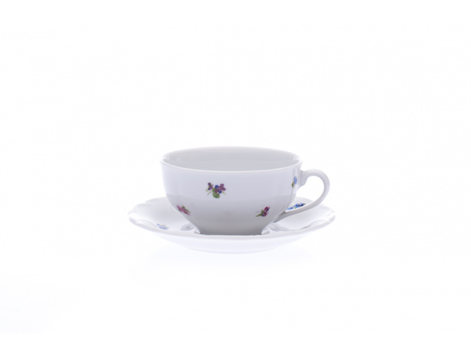 Šálek na čaj, český porcelán, Verona, 250 ml, házenka, G. Benedikt
