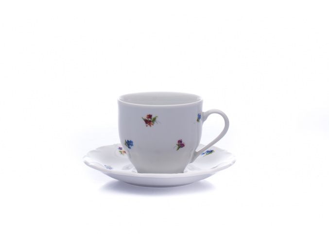 Šálek na kávu, český porcelán, Verona, 230 ml, házenka, G. Benedikt