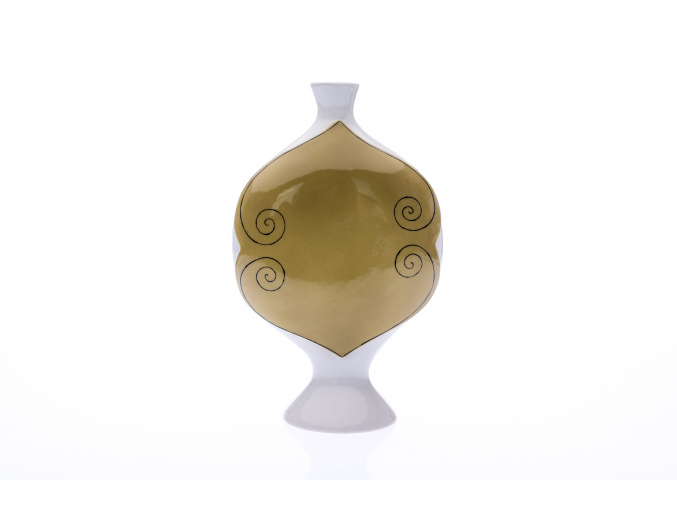 Váza dekorativní, porcelán, výška 19 cm, Royal Dux Bohemia