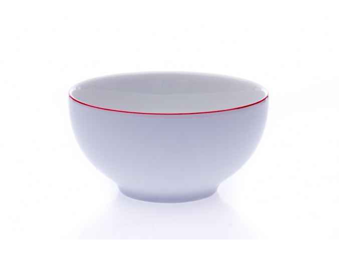 Miska na musli, Vital, červená linka, 0,70 l , porcelán Thun