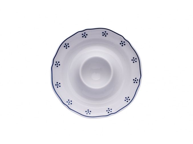 Kalíšek na vejce 12 cm, modrá Valbella,porcelán, G. Benedikt