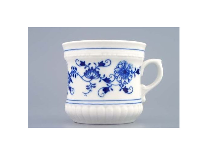 Hrnek Perlový velký  0,37 l,  cibulák, Český porcelán