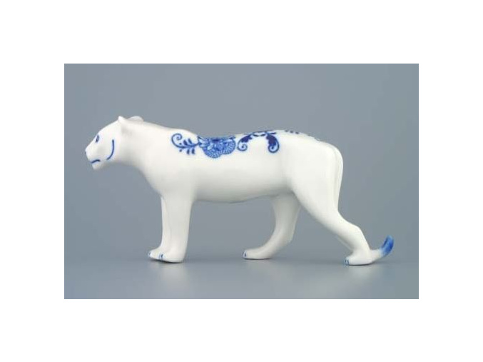 Tygr 9,2 cm, cibulák, Český porcelán