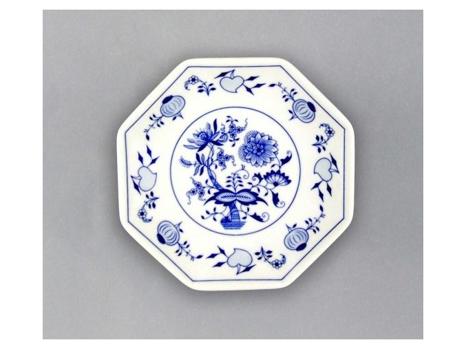 Talíř stolní Oktan 19,5 cm, cibulák, Český porcelán