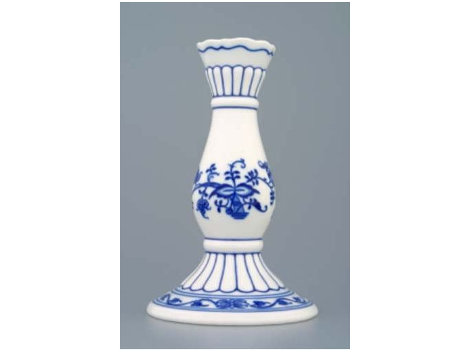 Svícen 1969 16 cm, cibulák, Český porcelán