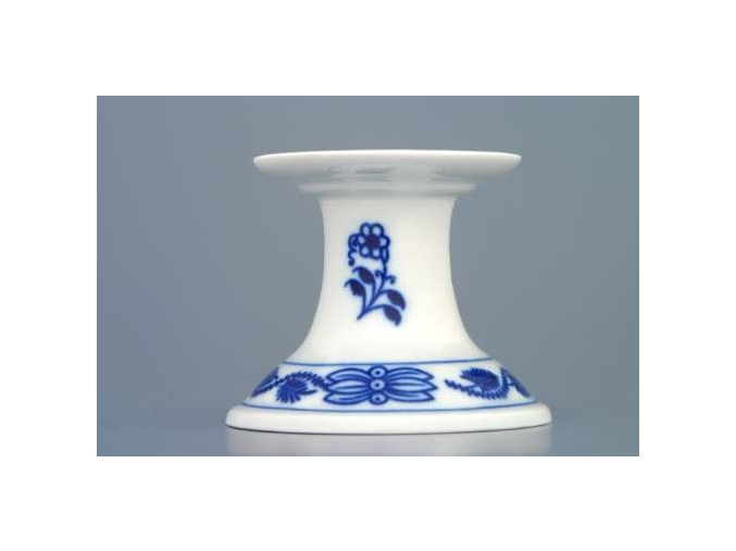 Svícen 1991 bez ouška 6 cm, cibulák, Český porcelán