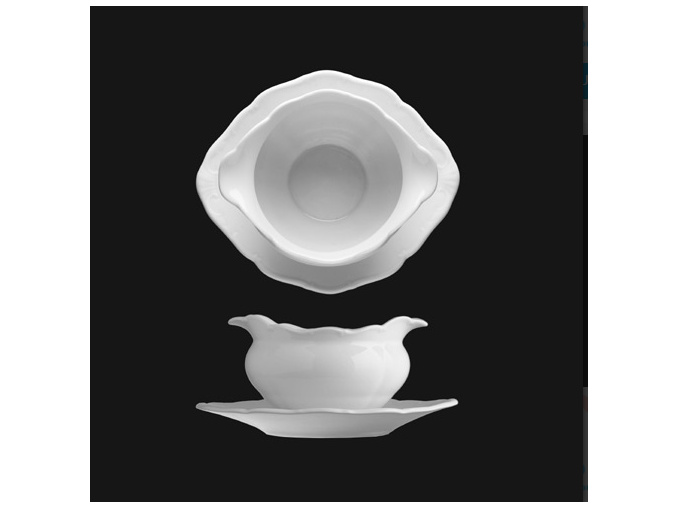 Omáčník 450 ml, bílý porcelán, Verona, G. Benedikt