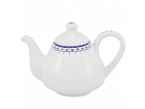 HyggeLine, konvice kávová, 1,20 l, modrá, Leander, český porcelán