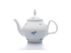 konvice na čaj bernadotte modré růžičky thun porcelanovy svet