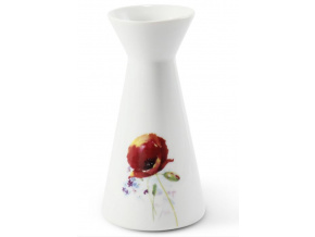 Váza malá, bílá, 13 cm, český porcelán, Palouček z Louček, Leander