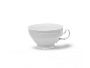 šálek s podšálkem čajový, Bernadotte, bílý, 205 ml, Thun
