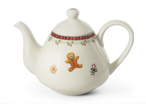 konvice, porcelán, vánoce, perníčky, Leander, 1200 ml