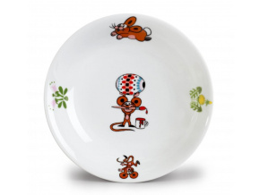 Krteček a Velikonoce, hluboký talíř, 20 cm, český porcelán, Thun