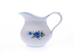 Džbán baňatý 1,20 l, pomněnky, Český porcelán