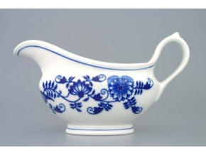 Omáčník oválný bez podstavce s uchem  0,30 l,  cibulák, Český porcelán