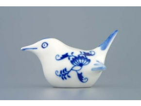 Ptáček 2 - malý  5 x 9 cm, cibulák, Český porcelán