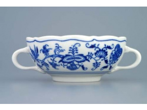 Šálek bujón s oušky 0,25 l, cibulák, Český porcelán