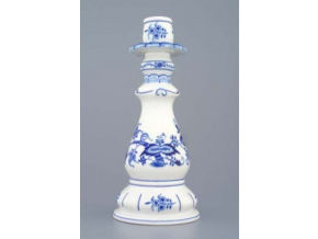 Svícen 1982 21,5 cm, cibulák, Český porcelán