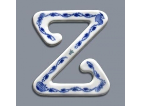 Spona na záclonu Z - velká, 12,5 x 11 cm, cibulák, Český porcelán