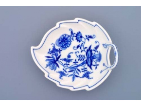 Mísa list, 15 cm, cibulák, Český porcelán