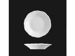 Talířek na máslo 11 cm, bílý porcelán, Verona, G. Benedikt