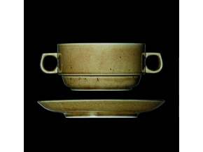Šálek s podšálkem na polévku 460 ml, český porcelán, Country Range, G. Benedikt