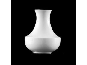 Vázička 9,5 cm, bílý porcelán, Praha, G. Benedikt