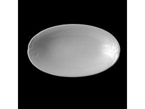 Podnos oválný 32 cm, bílý porcelán, Melodie, G. Benedikt