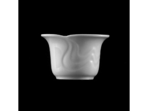 Svícen 6 cm, bílý porcelán, Melodie, G. Benedikt