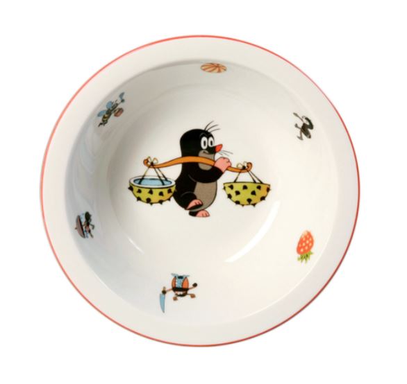 Thun 1794 Dětská miska, Praktik, český porcelán, 16 cm, Thun